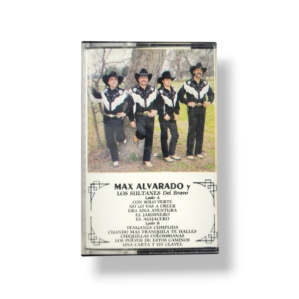 Max Alvarado‎ y Los Sultanes Del Bravo Vintage 1994 Cassette Tape